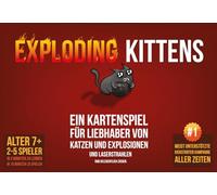 Exploding Kittens, Basic Game, Party Game, Card Game, 2-5 Players, from 7+ Years, 15+ Minutes, German