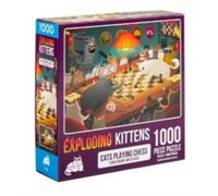 Exploding Kittens Cats Playing Chess (1000Pc)