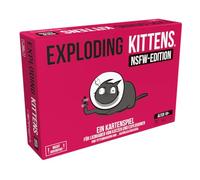 Exploding Kittens, Exploding Kittens: NSFW Edition (2024 Edition), Basic Game, Party Game, Version for Adults, Not Youth Free, 2-5 Players, from 18+ Years, 15 Minutes, German