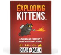 Exploding Kittens - Card Game - Grab & Game - 2-4 Players, Ages 7+, 10 minutes, Travel Size - Red