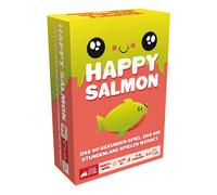 Exploding Kittens, Happy Salmon, Party Game, 3-8 Players, from 6+ Years, 90 Seconds, German