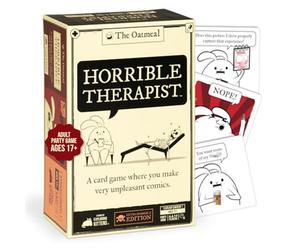 Exploding Kittens - Horrible Therapist: Extra Edition 3-8 Players - Ages 17+ - 15 Minutes To Play - Comic Building Card Game
