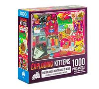 Exploding Kittens Jigsaw Puzzles for Adults -The Dreams & Nightmares of a Dog - 1000 Piece Jigsaw Puzzles For Family Fun & Game Night, Mehrfarbig/Meereswellen (Ocean Tides)