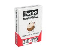 Exploding Kittens Poetry for Neanderthals Grab & Game 2+ Players - Ages 7+ - 10 Minutes to Play - Travel Sized Word Guessing Game -Ideal for Party, Family Night Fun, Kids and Adults
