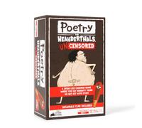 Exploding Kittens Poetry for Neanderthals Uncensored Word Card Game with Inflatable Club, Ages 17+, Funny Game Night Activity