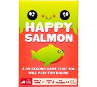 Exploding Kittens Presents Happy Salmon Card Games Adults Teens and Kids Funny Family Games 3-8 Players, Ages 6+ - Quick Party Game 90-Second Rounds