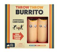 Exploding Kittens Presents Throw Throw Burrito - A Dodgeball Card Game - Easter Basket Stuffer - Family Card Games for Adults, Teens & Kids - 2-6 Players - Ages 7 and Up - 120 Cards