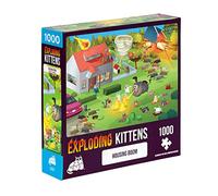 Housing Boom Jigsaw Puzzle by Exploding Kittens - 1000 Pieces, Ideal for Adults, Teens, and Kids - A Funny and Artistic Cat-Themed Puzzle