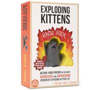 Exploding Kittens: Rage Mode Card Game with Collectible Rage Cat Figurine, Competitive Party Game for Adults, Teens, and Kids, 2-5 Players, Ages 7+