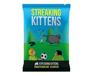 Exploding Kittens, Streaking Kittens, Expansion, Party Game, Card Game, 2-5 Players, From 7+ Years, 15+ Minutes, German