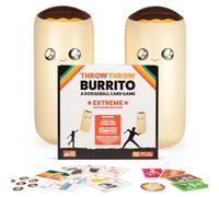 Exploding Kittens Throw Throw Burrito Extreme, 2-6 Players, Age 7+ | Dodge giant 3-foot inflatable burritos! Collect cards, score points, and battle in this outdoor dodgeball card game.