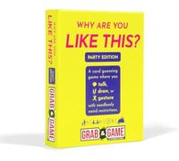 Exploding Kittens Why Are You Like This Grab & Game, 4+ Players, 7+ | A party guessing game for friends and family! Talk, draw, or gesture weird clues in this quick, compact group game