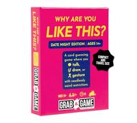 Exploding Kittens Why Are You Like This? Grab & Game Date Night Edition Compact Travel-Sized Party Card Game for Adults, Teens, and Families - 2 Player, 15-Minute Gameplay - Ages 14+