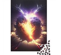 Exploding Planet 1000-Piece Adult Jigsaw Puzzle, 70x50cm/1000pcs, White Card with A Low-dust Finish; Shared Family Time Around The Table