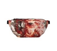 Exploding Stone Crossbody Waist Pack â€“ Large Capacity Lightweight Sling for Outdoor Sport, Travel, Shopping