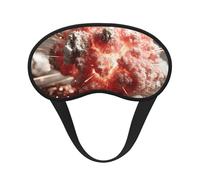 Exploding Stone Sleep Mask, Soft and Breathable Eye Mask, Elastic Band Design Suitable for Travel and Camping.