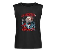Exploited Fuck The System Vest Tank T-Shirt Black Unisex Mens Sleeveless Tops Tees XL
