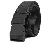 Explokit Tactical Nylon Utility Combat Gear with Adjustable Heavy Duty Police-Military Security Belt and Quick Release Buckle (#01-Black)