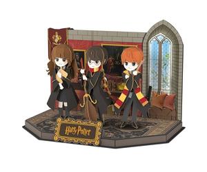 EXPLORA - Harry, Ron and Hermione, Gryffindor Common Room - Officially Licensed Harry Potter - 3D Puzzles - 540315-127 Pieces - No Glue or Scissors - Gift - Model - Ages 8 and Above