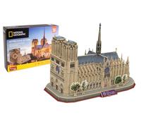 EXPLORA - Notre Dame De Paris - 3D Puzzle - 540202-128 Pieces - Historical Monument - Level 5 - Without Glue Or Scissors - Paris - Construction - National Geographic License - From 8 Years