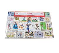 Explora Sport Stamp Collection of 100 - From Around the World/All Different/Winter or Summer/Collectable Souvenir