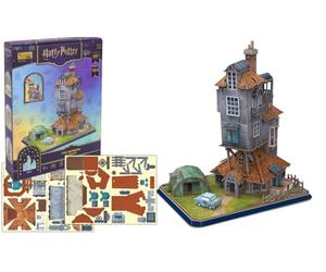 EXPLORA The Terrier - The House of the Weasley - Officially Licensed Harry Potter 3D Puzzles - 540309-103 Pieces - No Glue or Scissors - Construction Game - Gift - Model Kit - Ages 8 and Above