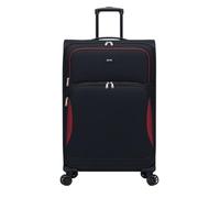 EXPLORADOR Softside Luggage - Spinner Wheels - Secure Lock - Expandable - Durable Suitcase for Travel (Black, X Large)