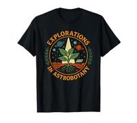 Explorations in Astrobotany Retro Space Botany Science Art T-Shirt