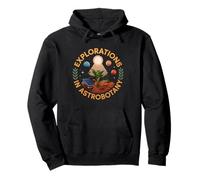 Explorations in Astrobotany Space Science Emblem Design Pullover Hoodie