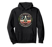 Explorations in Astrobotany Space Science Emblem Design Pullover Hoodie