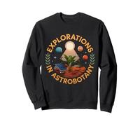 Explorations in Astrobotany Space Science Emblem Design Sweatshirt