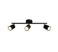 Nordlux Explore Indoor Bedroom Living Dining Bathroom 3 Spot Light Rail In Black (Height) 16.4Cm