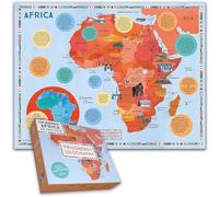 Explore Africa with Prisoners of Geography 500-Piece Map Puzzle - A Fascinating Journey Through Africa’s Geography and Politics - Size 50 x 38 CM