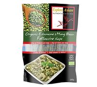 Explore Cuisine Edamame & Mung Bean Fettuccine, Delicious Low Carb, Plant-based Vegan Pasta, High in Protein, High in Fibre, Gluten Free, Easy to Cook