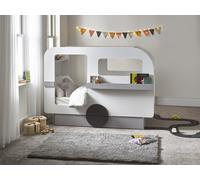 Explore Caravan Bed Frame Single Vapor Grey/White