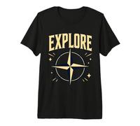 Explore Compass Rose Adventurer Graphic Premium T-Shirt