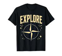 Explore Compass Rose Adventurer Graphic T-Shirt