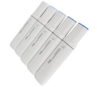 Explore Creativity Jumbo Markers Alcohol Based Wide Tip Art Marker 5Pcs Large Paint Extra Wide Tip Permanent Vibrancy and Detail (Blue Color)