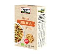 Explore Cuisine - Gluten Free Plant Pasta, Chickpea Fusilli, Organic, Low Carb, High Protein, Perfect for Vegan Diets (1 x 250g)