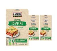 Explore Cuisine Organic Edamame Lasagne: Gluten Free, High in Protein and Fibre, Perfect for Vegan, Low Carb and Keto Diets (6 x 120g)