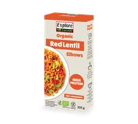 Explore Cuisine Organic Red Lentil Elbow Pasta 225g