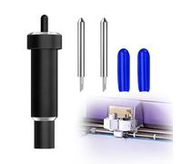 Explore Deep Cut Blade, Fine Point Blade Housing with 2 Knife Blades and 1 Housing, Replacement Cutting Blade Fine Point 60° for Cricut Maker, Maker 3, Air 3, Air 2, Air, One, Explore 3 (Black)