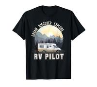 Explore Dream Discover RV Pilot Shirt Accessories RV Camping T-Shirt