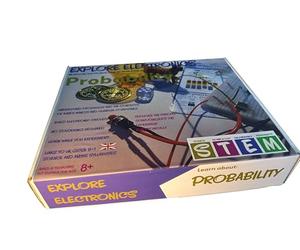 Explore Electronics - LEARN about Probability. Electronic circuit construction kit to learn maths fundamentals Linked to UK 9-1 GCSE syllabus.