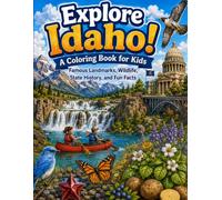 Explore Idaho! A Coloring Book for Kids: Famous Landmarks, Wildlife, State History, and Fun Facts (Explore your state!)