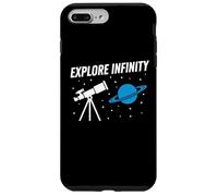 Explore Infinity Astronomy Telescope Saturn Space Design Case for iPhone 7 Plus/8 Plus