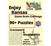 Explore Kansas: Local Legends, Nature & Nostalgia: 90+ Word Puzzles (Explore America: State Brain Challenge)