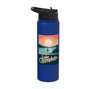 Explore Lake Champlain Serenity and Nature Experiences Await Stainless Steel Insulated Water Bottle