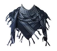 Explore Land Cotton Military Shemagh Tactical Desert Keffiyeh Scarf Wrap Blue