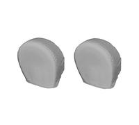Explore Land Tire Covers 2 Pack - ToughTire Wheel Protector for Truck, SUV, Trailer, Camper, RV - Universal Fits Tire Diameters 23-25.75 inches, Charcoal